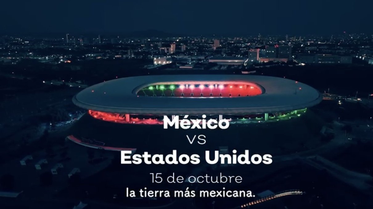 Partido México Estados Unidos en Guadalajara