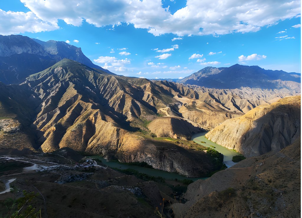 Vista a lo lejos del río Moctezuma