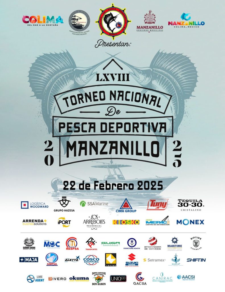 Cartel del 68 Torneo Nacional de Pesca Deportiva