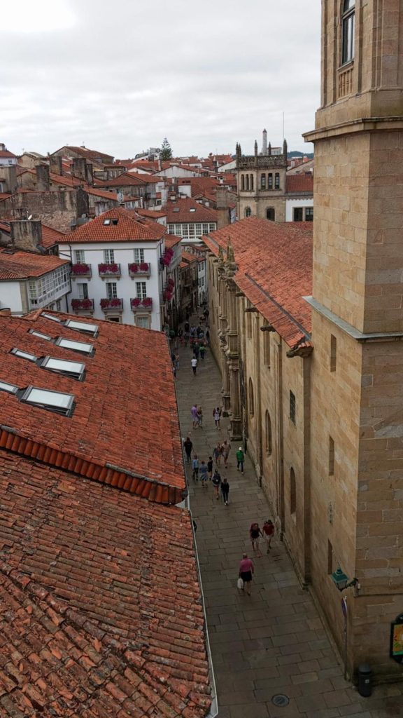 Casco viejo en Santiago de Compostela