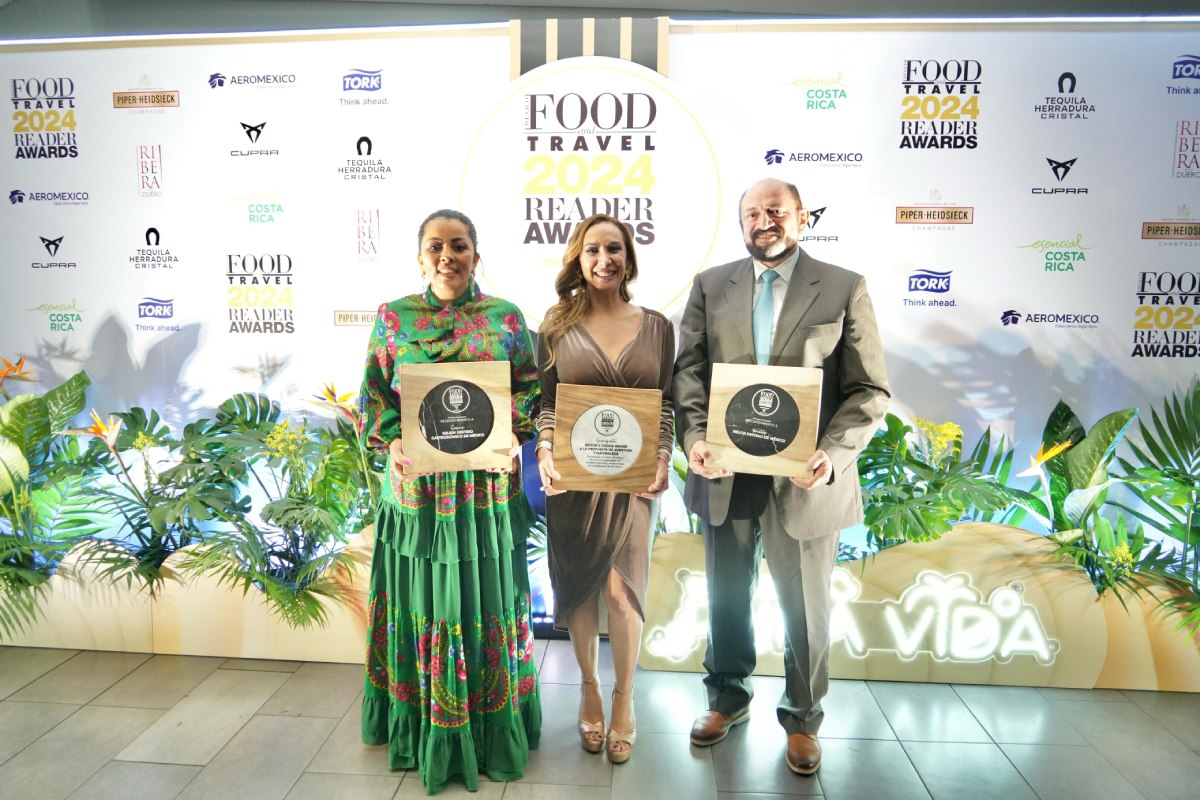 Evento Food and Travel Reader Awards 2024 en la CDMXd