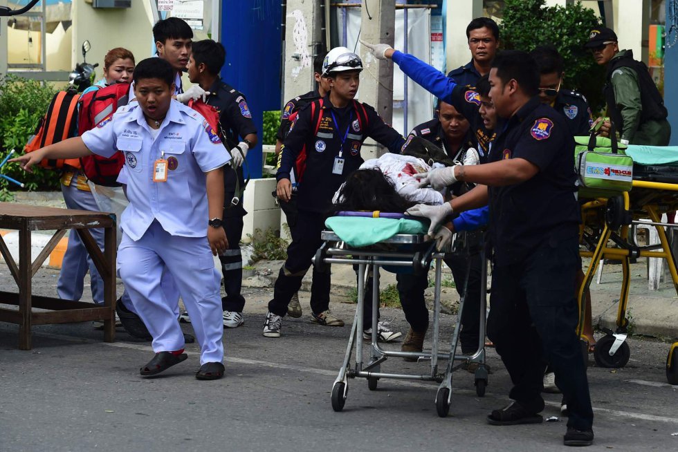 heridos tras explosiones en tailandia