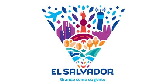 Logotipo y slogan del Salvador turismo