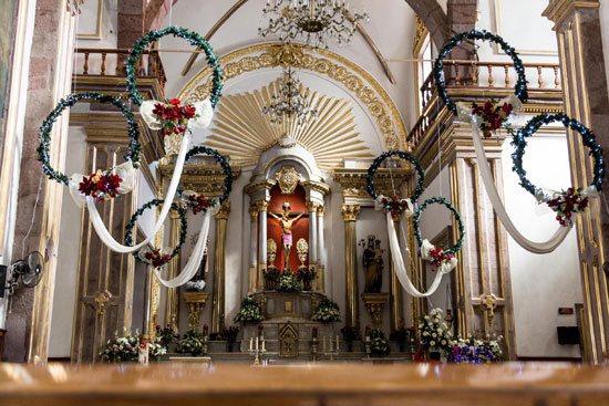 Interior del Señor de la Misericordia en Ocotlán
