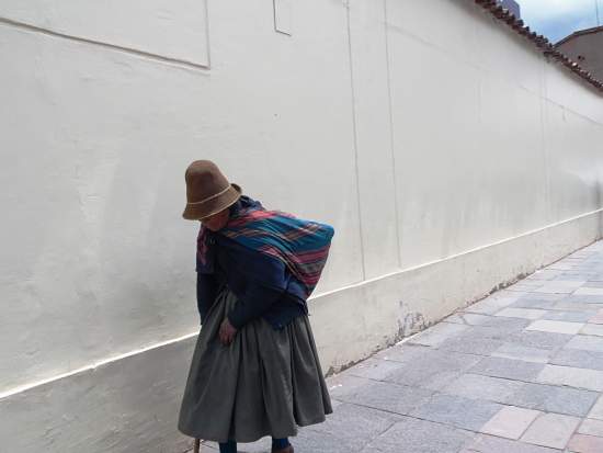 Habitante Mujer de Cusco en Perú