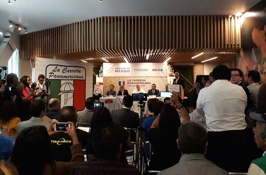 Conferencia de prensa de la Carrera Panamericana México 2019