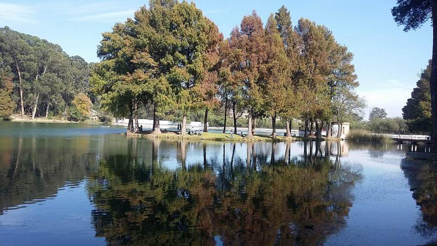 Lago en la Ex Hacienda de Chautla