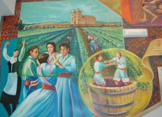 Mural en Cigales