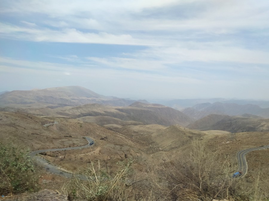 Carretera hacia Nazca