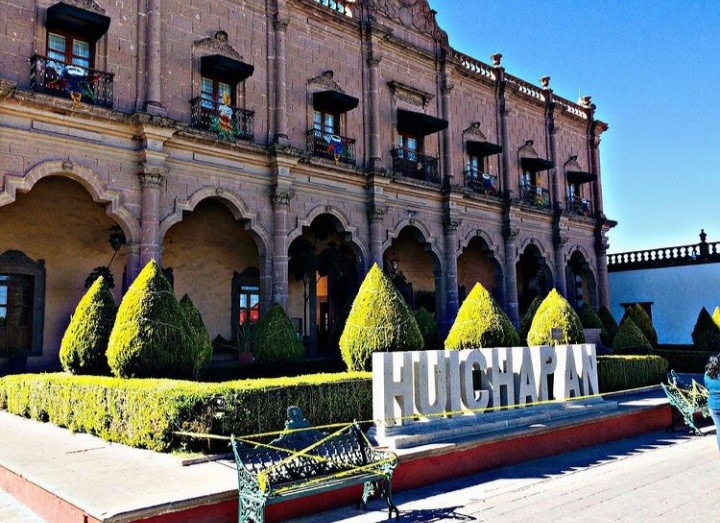 Letras monumentales de Huichapan en Hidalgo