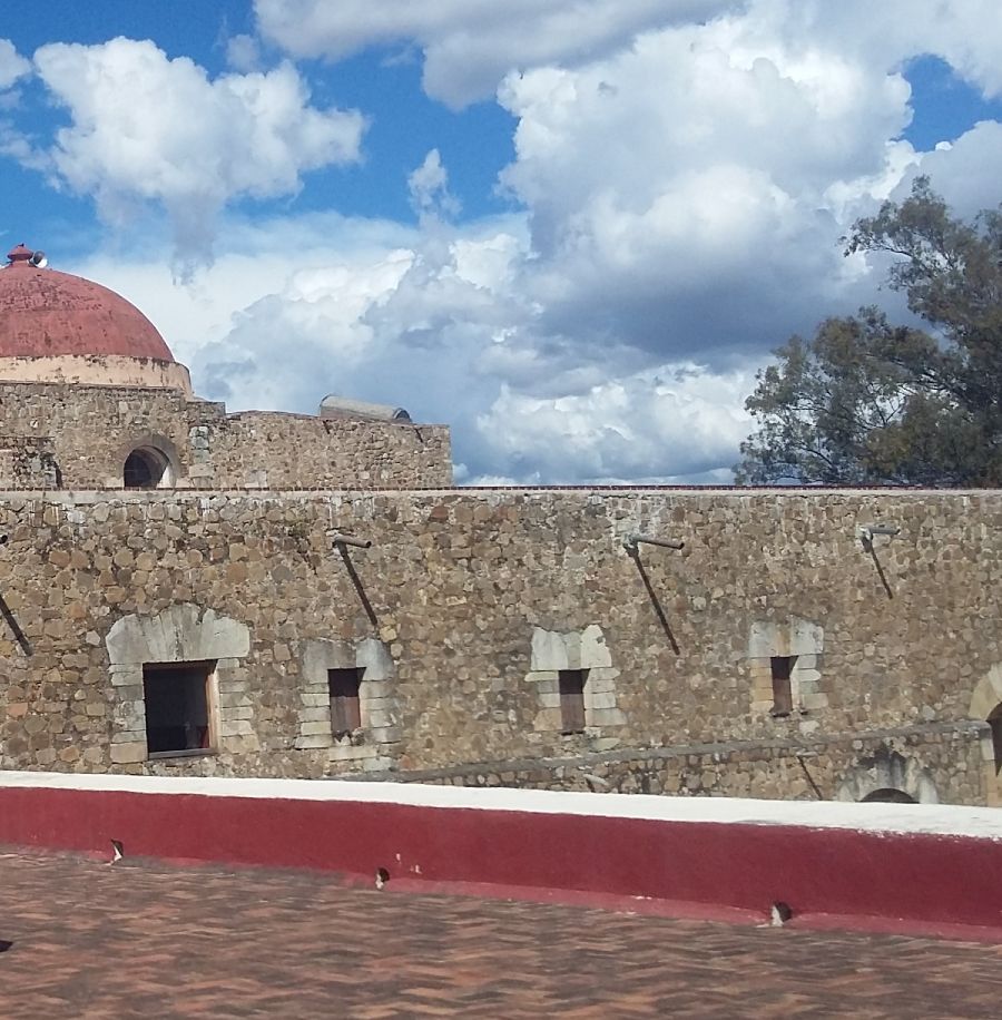 Ex convento de Cuilápam desde arriba