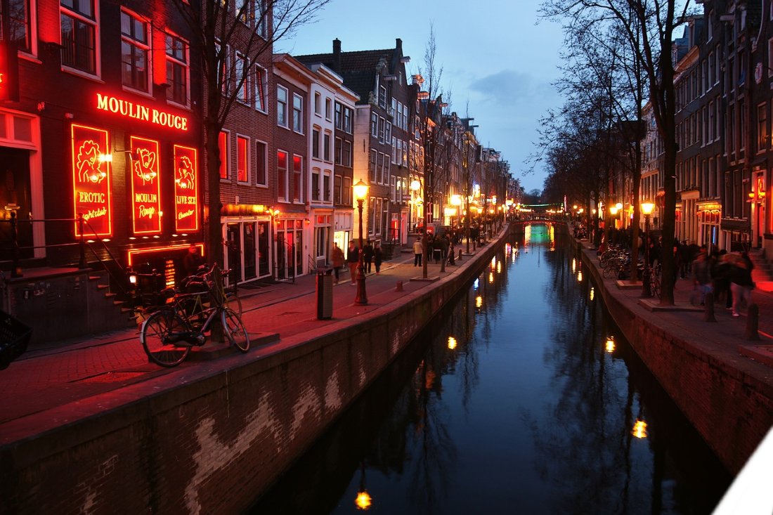 Barrio rojo en Amsterdam