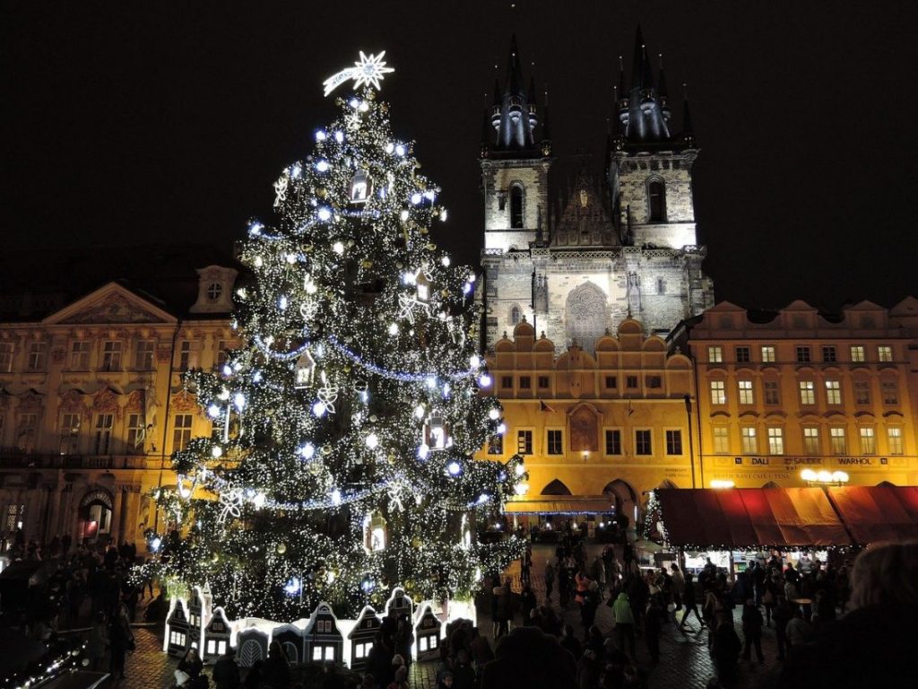 Árbol de Navidad en Praga, República Checa