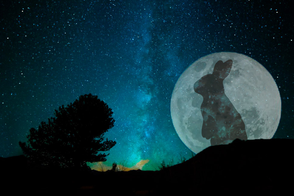 Leyenda del conejo en la luna