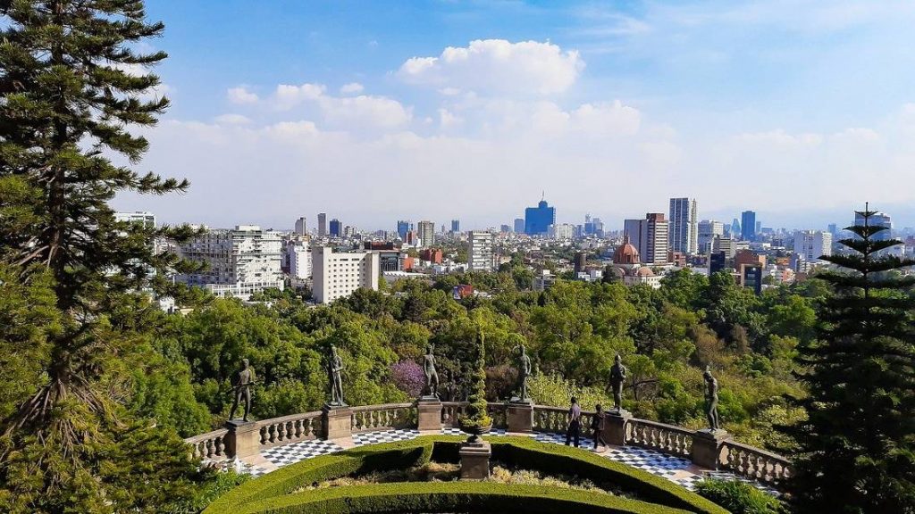 Vista del Castillo de Chapultepec