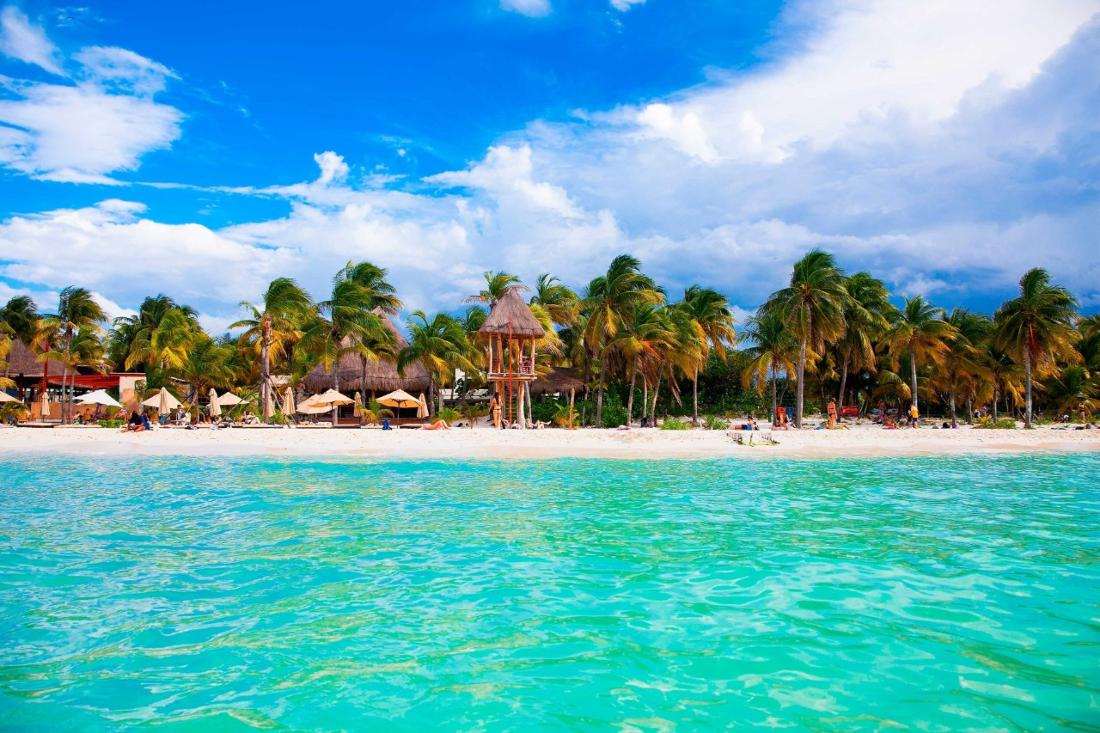 Playa Costa Mujeres en Isla Mujeres