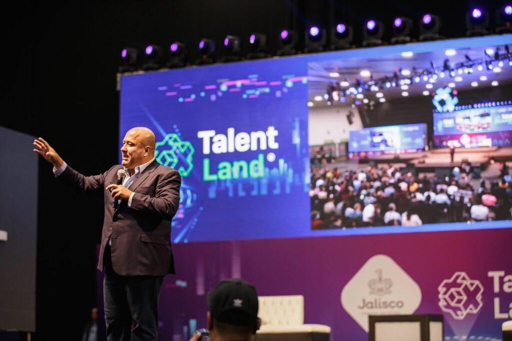 Enrique Alfaro en la inauguración de Jalisco Talent Land 2022