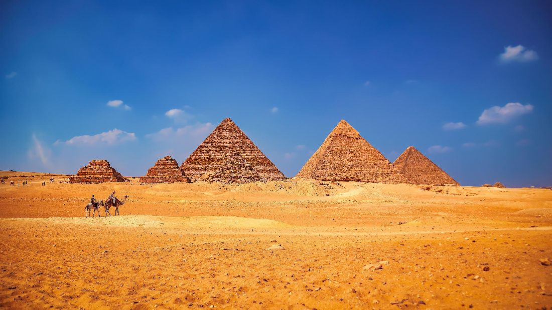 Pirámides de Keops, Kefrén y Micerinos en Guiza, Egipto