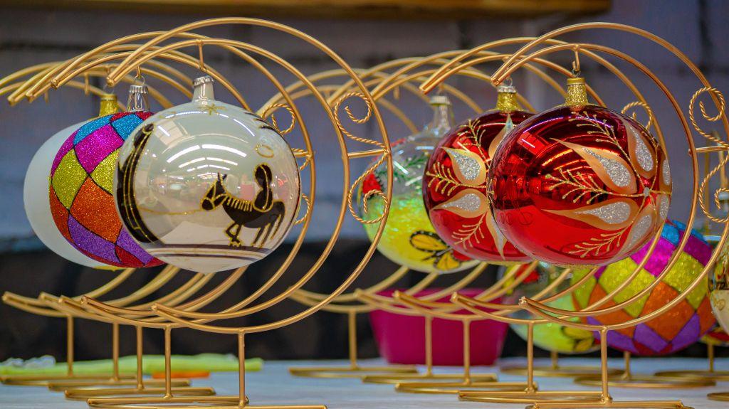 Esferas navideñas diferentes diseños