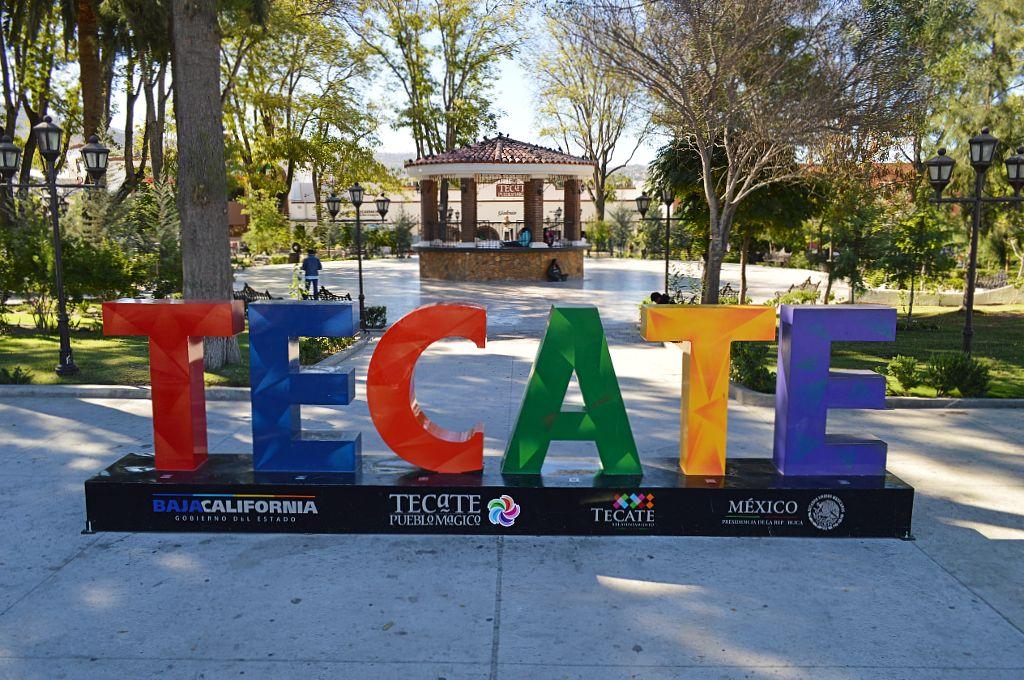 Letras monumentales en Tecate, Baja California