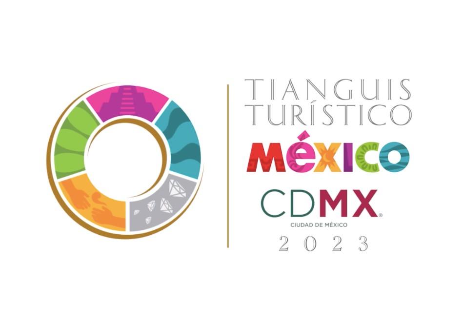 Logotipo del Tianguis Turístico México 2023 en la CDMX