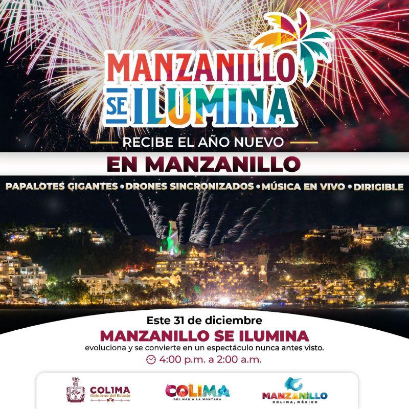 Flyer Manzanillo se Ilumina 2023
