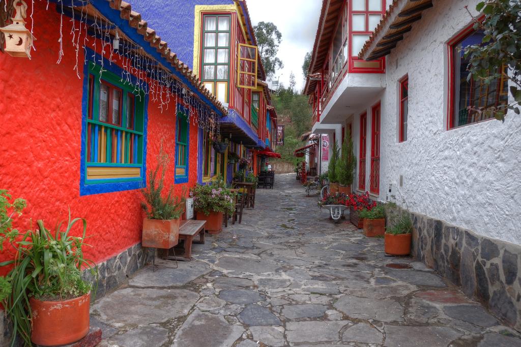 Callejón en el Pueblito Boyacense