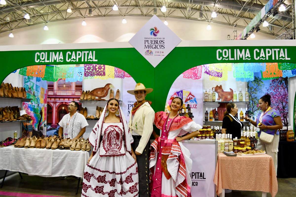 Stand de Colima Capital en el Tianguis de Pueblos Mágicos 2024