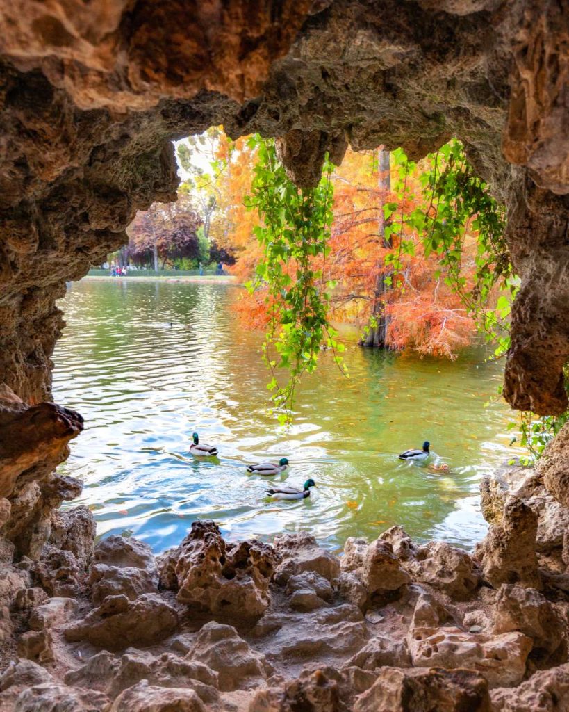 Parque de El Retiro en Madrid