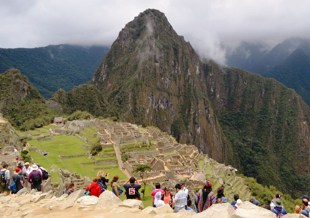 Turistas en Machu Picchu