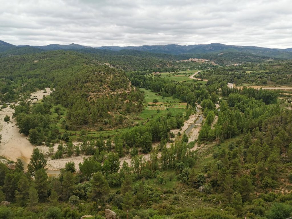 Vista del río Bergantes